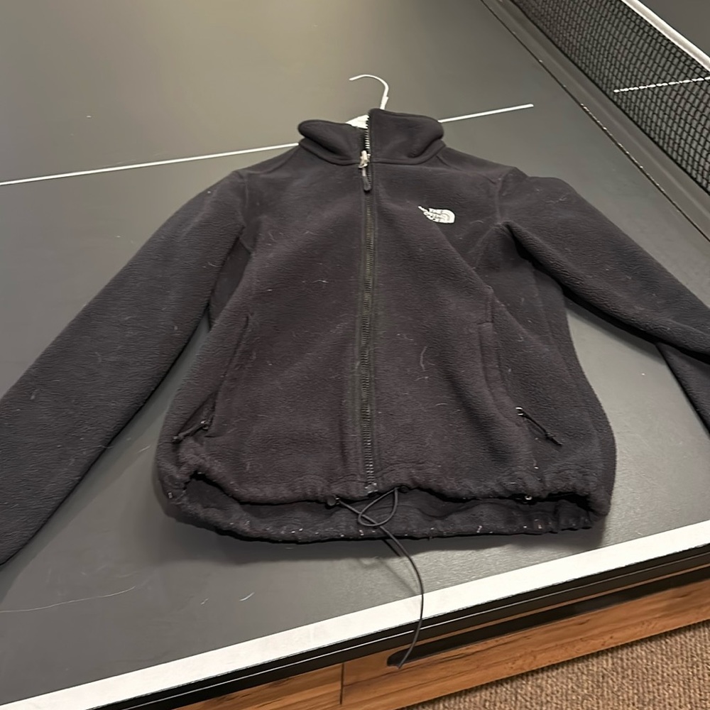 North face zip up police jacket